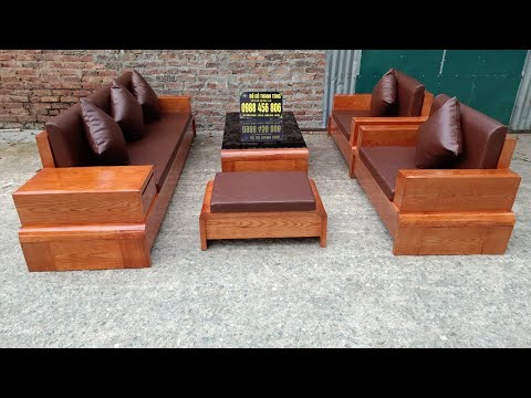Video Bàn Ghế Sofa Gỗ Phòng Khách Đẹp Giá Rẻ Bàn Ghế Sofa... - youtube