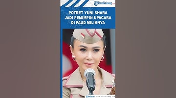 Potret Yuni Shara Jadi Pemimpin Upacara Di Paud Miliknya #yunishara #17agustus #hutri79 #selebriti