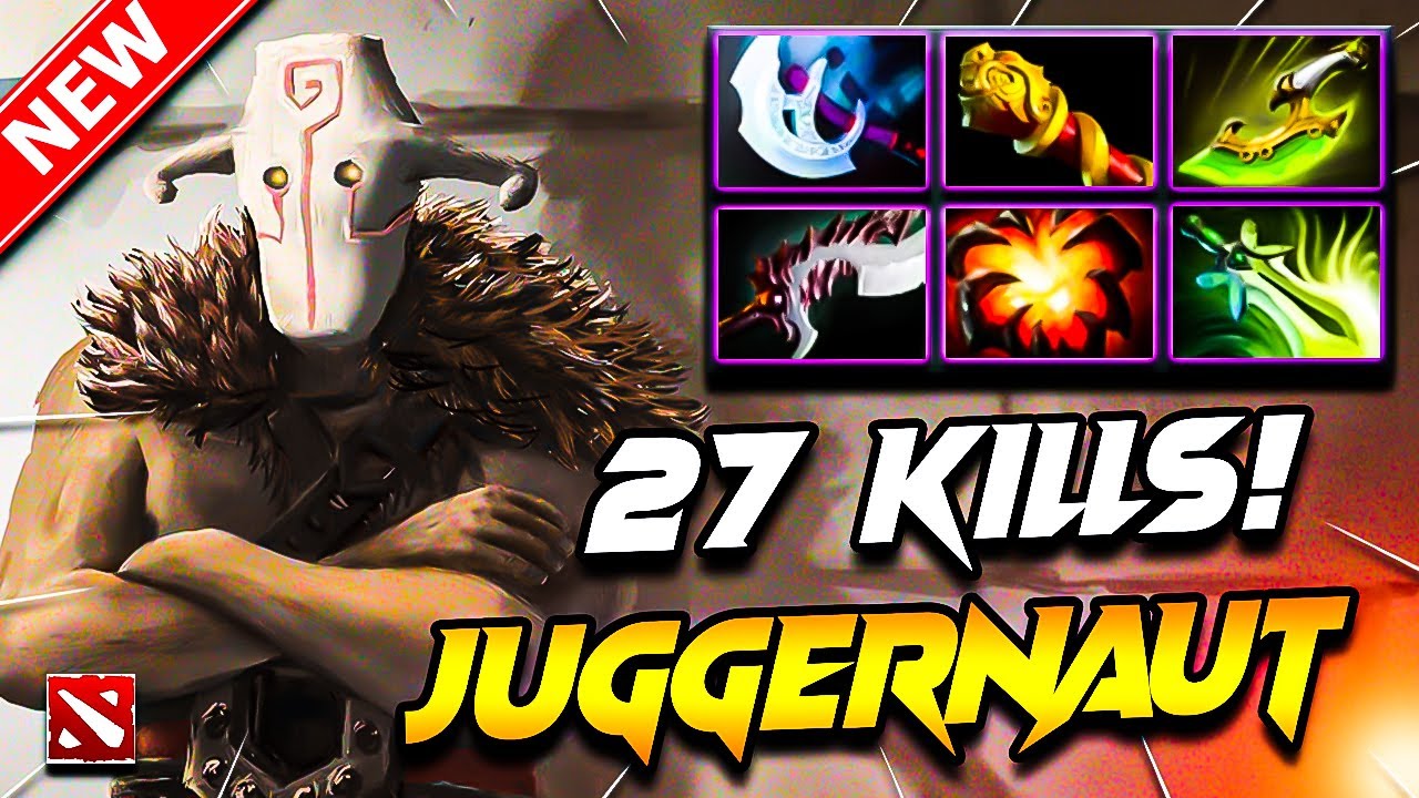 JUGGERNAUT 27 Kills!! Dota 2 Gameplay | DOTA 2 Juggernaut Carry Build Pro Gameplay Guide 7.40