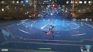 Level 1 EULA, 0 Cons. Level 1 Talent VS CHILDE(World 7)