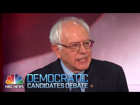 Bernie Sanders: I Don't Take Money From Big Banks | Democratic Debate | NBC News-YouTube