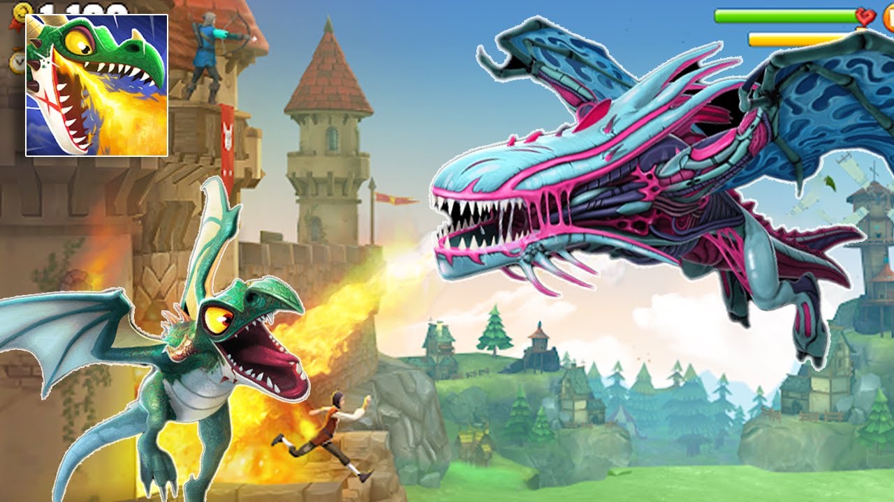 Hungry Dragon - ⭐ MAX FIRERATE And RANGE LEVEL Save The Dragon Video ...
