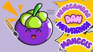 Cara Menggambar Buah Manggis Lucu dan Mudah | Tutorial Menggambar Langkah demi Langkah Cara Menggambar Buah Manggis Lucu dan Mudah | Tutorial Menggambar Langkah demi Langkah