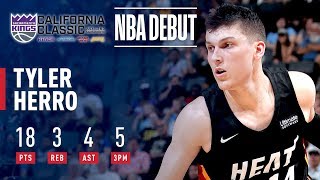 Tyler Herro Heats Up In NBA Summer League Debut | 2019 California Classic