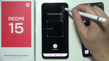 REDMI 15: Verbinding maken met een wifi-netwerk via een QR-code