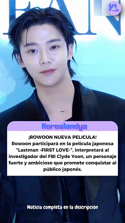 ROWOON MAKES JAPANESE FILM DEBUT! ✅ #kdramas #doramas #rowoon #kpop #shorts #leechaemin