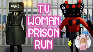 [💥EP 66] TV WOMAN BARRY'S PRISON RUN!! (OBBY) - Roblox Obby Gameplay Walkthrough No Death [4K]