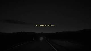 Jeremy Zucker, Chelsea Cutler - you were good to me (lyric video)