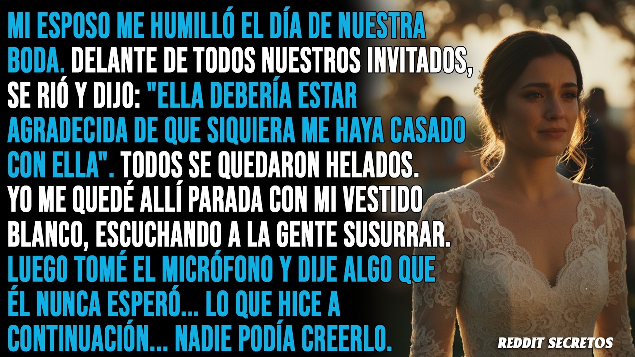 Mi esposo me humilló el día de nuestra boda, así que me marché para siempre.