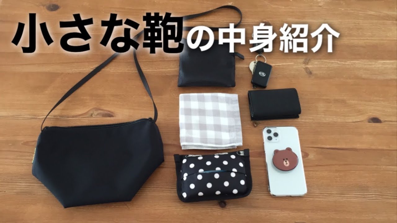 What S In My Bag かばんの中身紹介 小さなかばん 必要最小限 Youtube