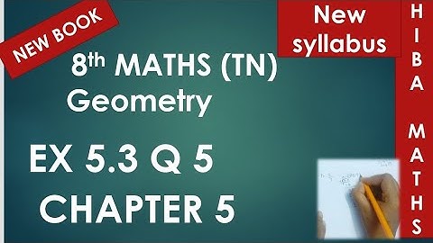 8th maths chapter 5 exercise 5.3 question 5 tn samacheer hiba maths