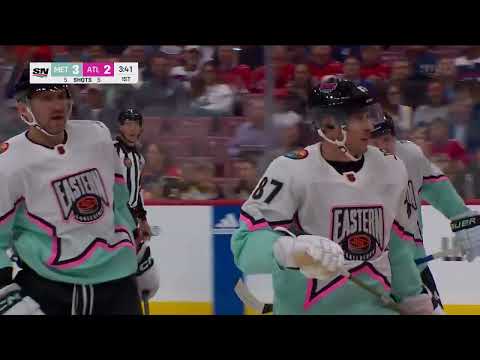 Crosby scores from