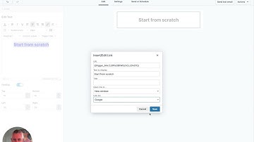 Trigger Links in Email Builder