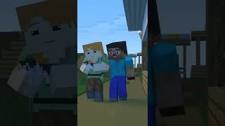 Steve crazy animation 💀💀 #minecraft #herobrine #ytshorts @MrBeast @souravjvlogs
