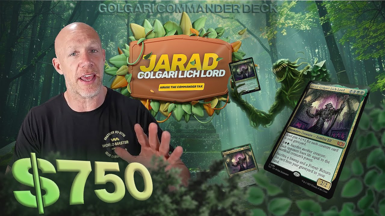 mtg jarad commander deck Turn Your Life Total Into Lethal Damage, The Combo: Jarad, Golgari Lich Lord + Wall of Blood, You need both Jarad, Golgari Lich Lord and Wall of Blood on the battlefield. You must have a higher life Guide to EDH: Golgari Graveyard