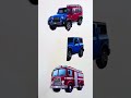 Rebuilding Emergency Fire Truck, Blue Jeep & Off-Road SUV! 🚒🚙 #shorts #satisfying