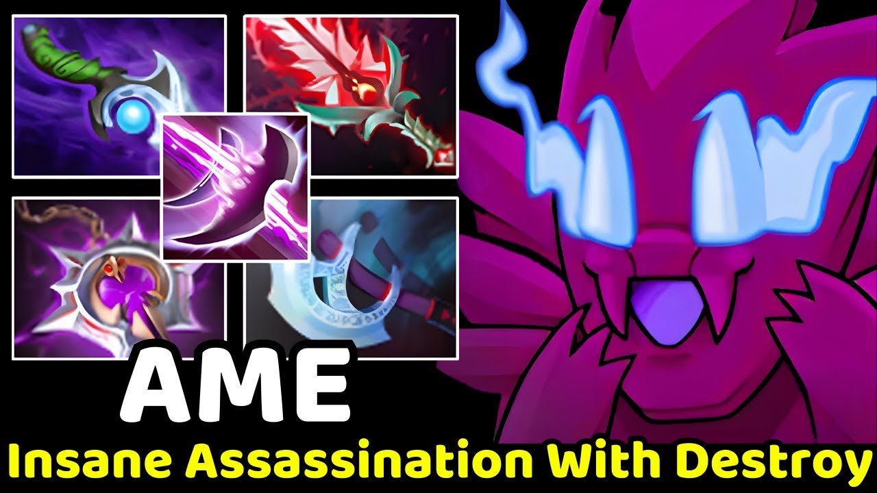 AME [Spectre] Insane Assassination With Orchid + Diffusal Build Destroy Dota2 7.37e #AME #Spectre