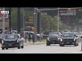 President Biden's motorcade passes through Uvalde, en route to Robb Elementary School