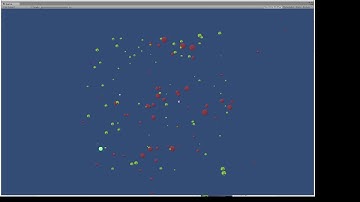Agent based predator prey model with neural networks in unity. Episode 2