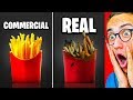 Reacting To SHOCKING COMMERCIALS VS. REAL LIFE!