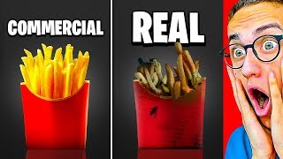 Reacting To SHOCKING COMMERCIALS VS. REAL LIFE!