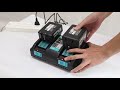 Abeden Dual Charger Compatible Charger DC18RD for Makita 18v 14.4v Battery Compatible