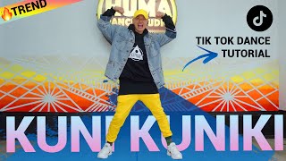 Tik Tok Dance KUNI KUNIKI | TUTORIAL by kaphar | Métele sazón, batería y saxofón
