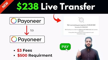 UPDATED VIDEO 🔥: How to Transfer Money from Payoneer to Payoneer - $238 🔴 Live Transfer