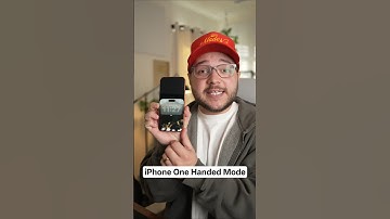 Using iPhone One Handed Mode to Go Back