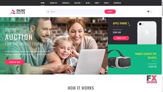 Online Auction Multipage Website Template TMT | Free Template  Artaxe