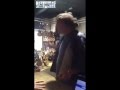 Guy in music store upset with ownerread