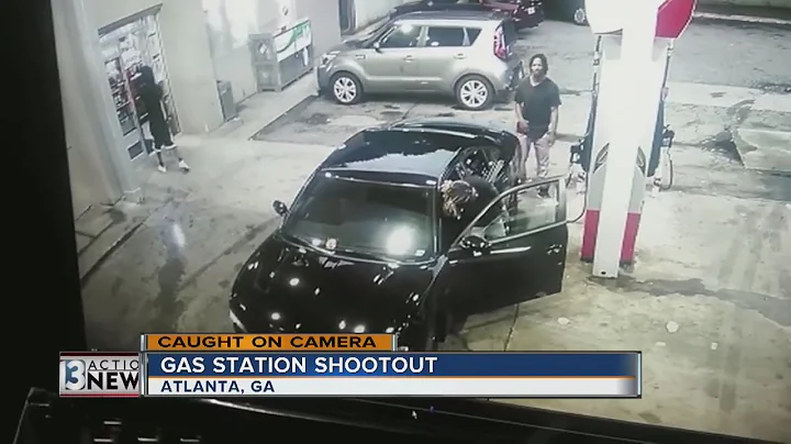 A gas station shootout in Atlanta caught on camera - DayDayNews