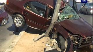 حادث سير في شارع الاذاعة والتلفزيون في عمّان