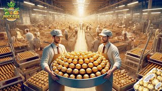 How Is Ferrero Rocher Made In Factory | Ferrero Rocher Factory Process by Process Zone  91,086 views 4 weeks ago 8 minutes, 32 seconds