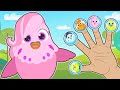 FINGER FAMILY with the Parakeet Family 🐤🐦 Colorful Birds 🐣 Children&#39;s songs