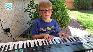 Archer Plays Piano For Kidstreams Week Of The Young Child Kids Teach Kids Series