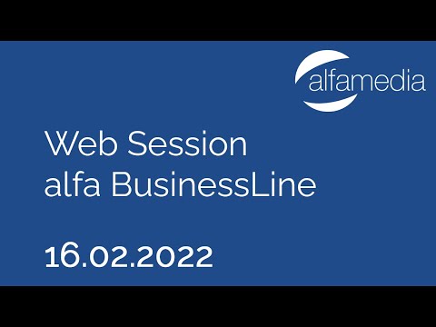 alfa BusinessLine Web Session vom 16.02.2022