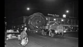 En transport från Göteborg till Stenungsund år 1962. Bilden