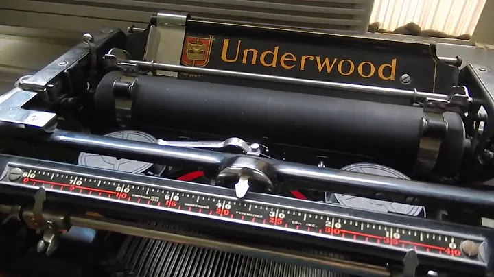 1928 Underwood No. 5 typewriter