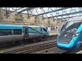 The Class 397 'Civity' TransPennine Express (Nova 2) No.397003 was arrives onto P4 at Carlisle.