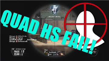 Quad Headshot...FAIL (BO2/MW3) "Clips" and "Fails" (Read Desc)