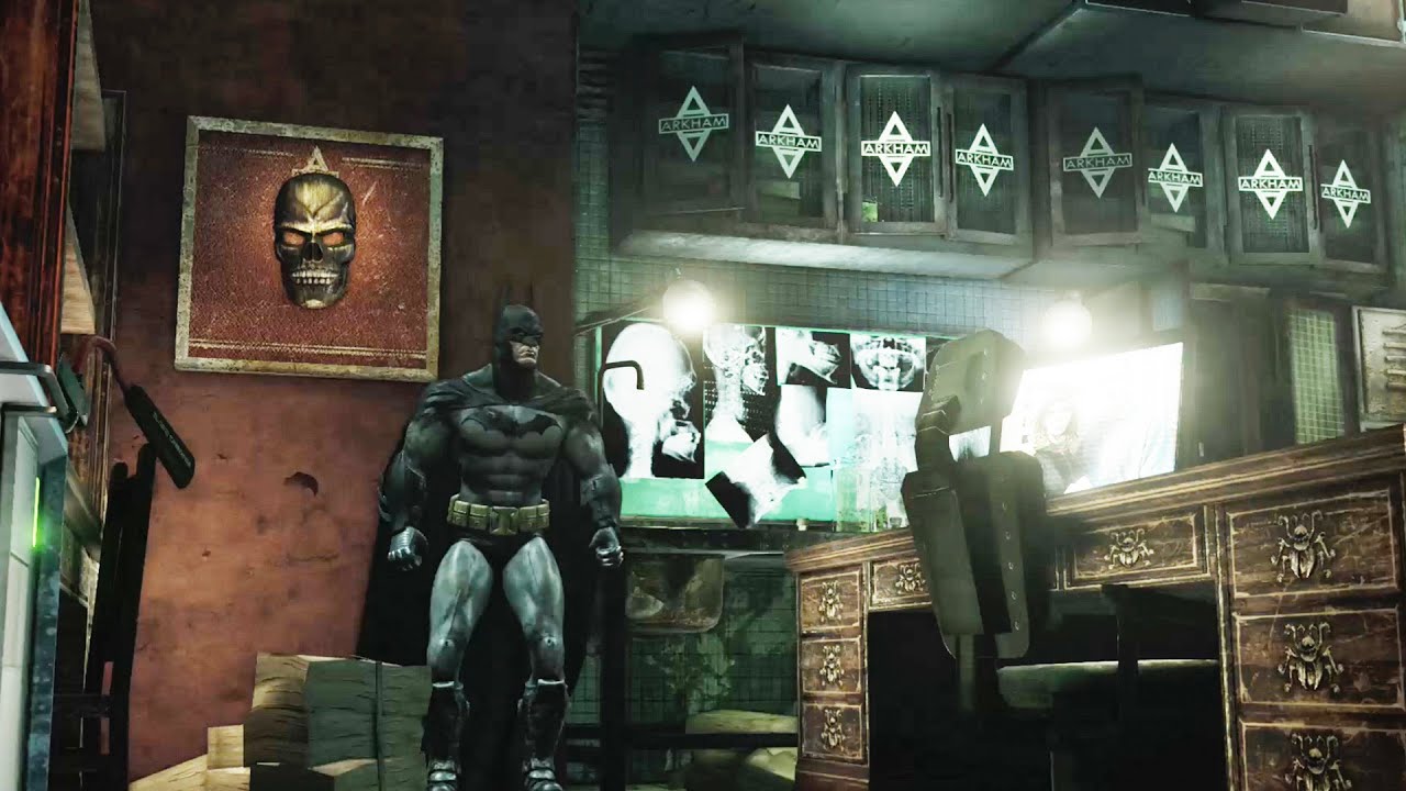 Batman Arkham Asylum Remastered - Dr. Young's Office - YouTube