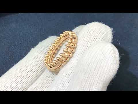 Clash de Cartier ring, small model, 18K yellow gold#luxury #season #cartier #party