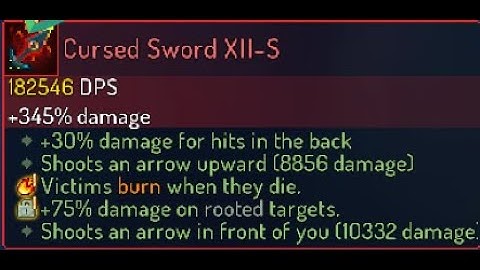 Cursed sword is pretty Broken  - [Dead Cells]