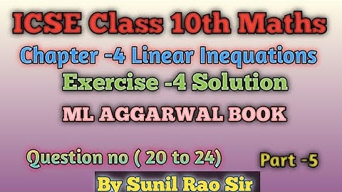 conceptual maths study| chapter 4 ml aggarwal book solution maths icse class10| Exercise 4 solution