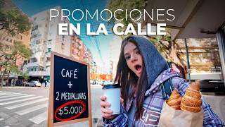 UN DIA COMIENDO CON PROMOCIONES DE LA CALLE