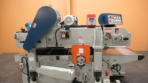 Cantek GT-635ARD Top & Bottom Planer - J & G Machinery, Inc.