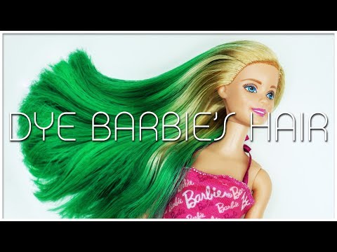 How to Dye Barbie&rsquo;s Hair - Come tingere i capelli alle nostre bambole!
