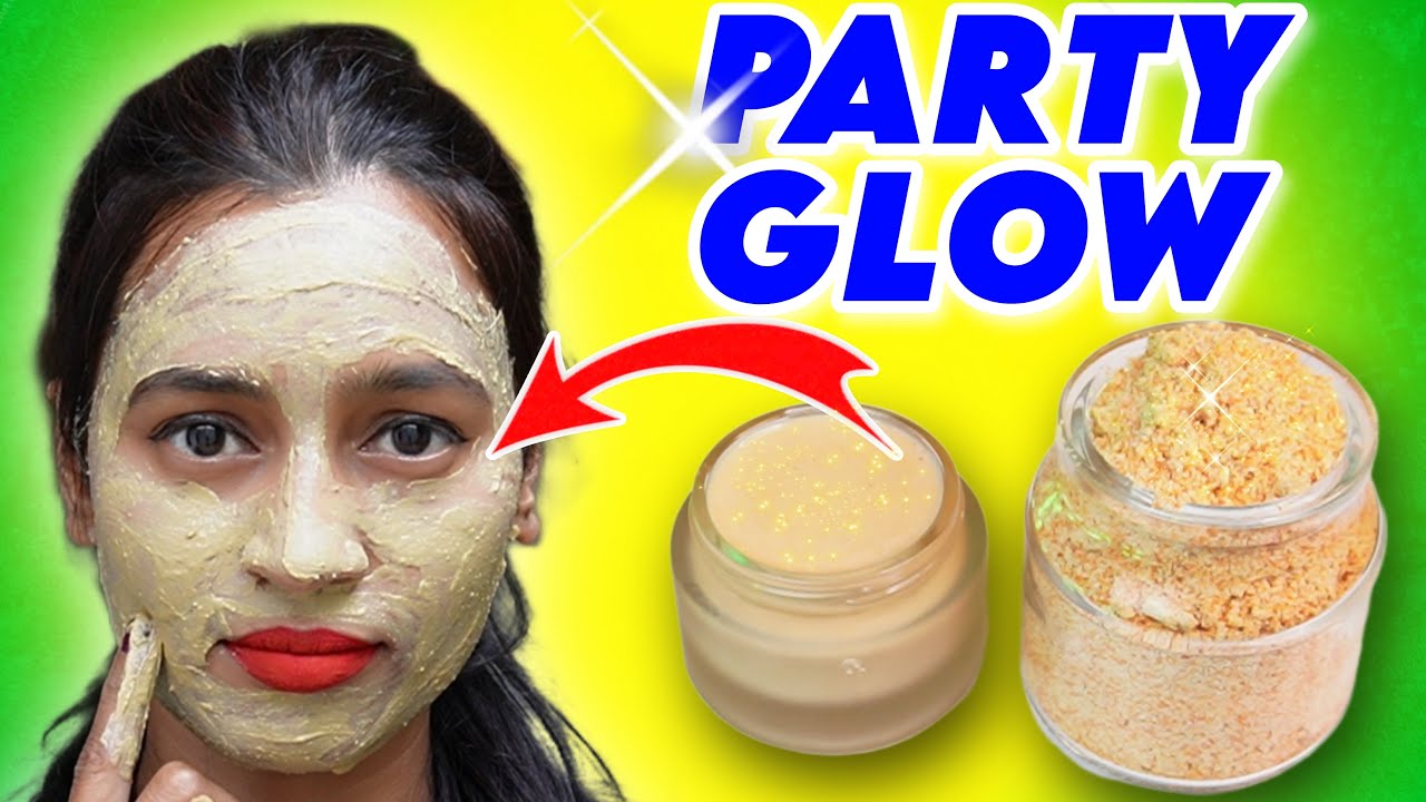 Instant Face Pack For Glowing Skin | Homemade Face Pack For Skin ...