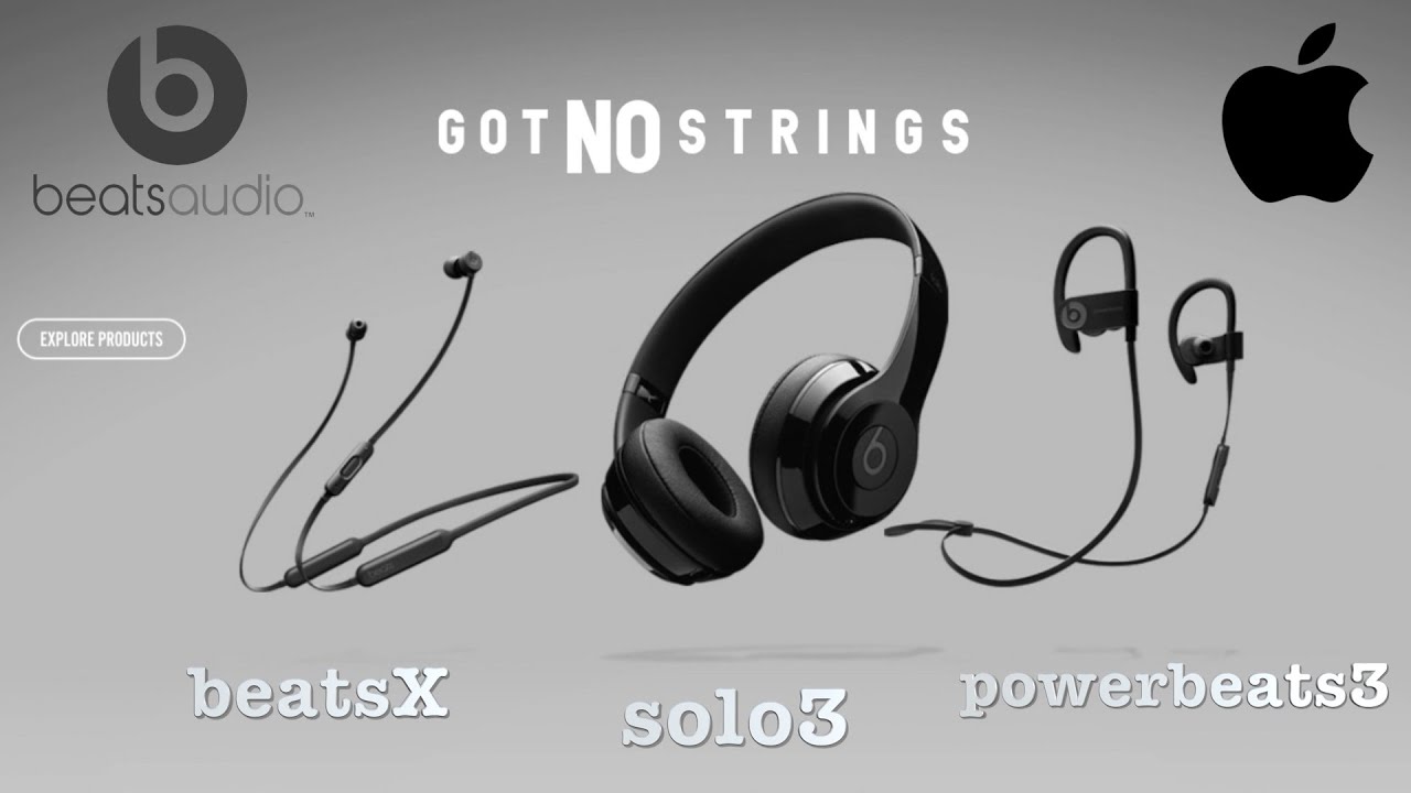 Apple's New Beats - Solo3, Powerbeats3, Beats EP and BeatsX ! - YouTube